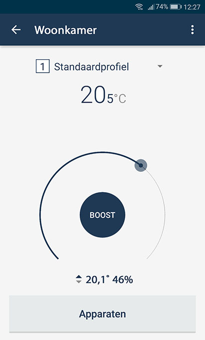 Woonkamer infraroodverwarming met thermostaat | SmartHomeSupply Woonkamer infraroodverwarming met thermostaat | SmartHomeSupply