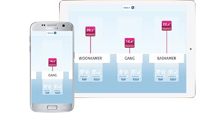 SmartHome bedienen en logboek inzien