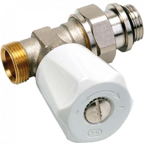 Een radiatorkraan. Deze kun je niet gebruiken met een slimme thermostaatknop Een radiatorkraan. Deze kun je niet gebruiken met een slimme thermostaatknop