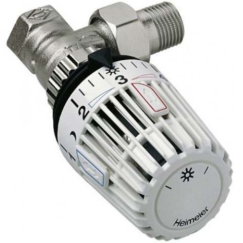 Een 'domme' thermostaatknop. Deze kun je vervangen door een slimme thermostaatknop. Een 'domme' thermostaatknop. Deze kun je vervangen door een slimme thermostaatknop.