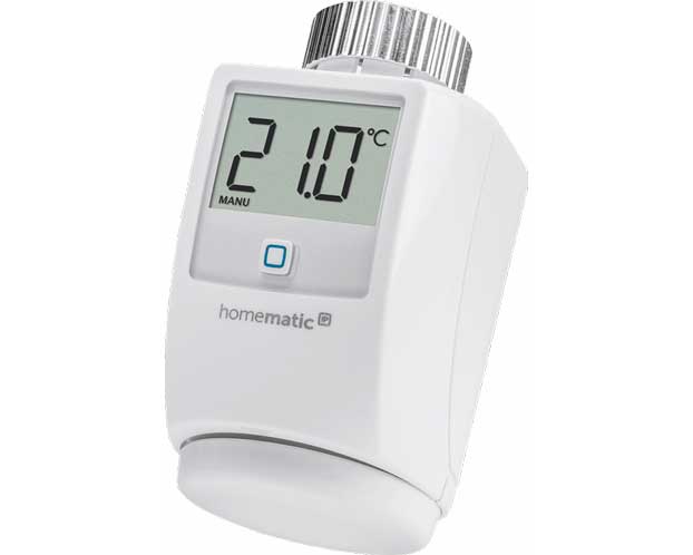 Een slimme thermostaatknop voor zoneregeling met radiatoren. Een slimme thermostaatknop kan de toevoer van warm water naar de radiator nauwkeurig regelen.