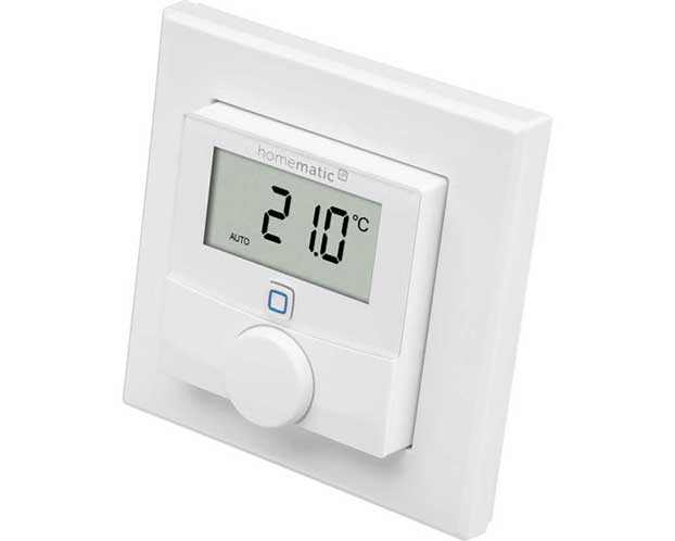De draadloze thermostaat aan de wand stuurt slimme thermostaatknoppen in dezelfde kamer aan. De thermostaat is 'de baas' over de slimme thermostaatknoppen. De draadloze thermostaat aan de wand stuurt slimme thermostaatknoppen in dezelfde kamer aan. De thermostaat is 'de baas' over de slimme thermostaatknoppen.