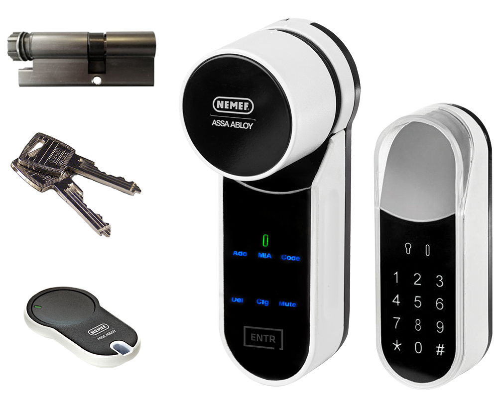 Nemef ENTR elektrische cilinder + Keypad kopen | SmartHomeSupply