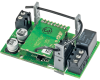Vrij te programmeren miniatuur relais module. Geschikt voor inbouw in de behuizing van een slim te maken apparaat, bijvoorbeeld een garagepoort motor.