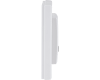 De temperatuursensor is slechts 25mm dik. Het gehele product, met afdekraam, meet 86 x 86 mm.