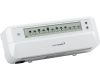 Proportioneel betekent dat de vloerverwarming traploos tussen 0% en 100%  aangestuurd kan worden. De zoneregelaar wordt aangestuurd door draadloze Homematic IP thermostaten en temperatuursensoren in verschillende kamers in huis.