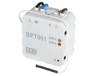 Elektrobock BPT001. Draadloze inbouw schakelaar voor infraroodverwarming.
