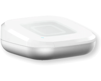 Het Access Point wordt aangesloten op modem/router met een meegeleverde netwerkkabel. De benodige 5V-voeding wordt standaard meegeleverd.