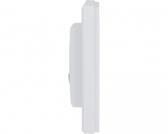 De bewegingsmelder is slechts 20mm dik. De bewegingsmelder zelf is 55 x 55 mm. Het gehele product, met afdekraam, meet 86 x 86 mm.