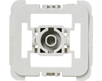 Met deze Gira wipvlak adapter kunnen Gira wipvlakken en afdekramen uit de serie System 55, Standard 55, E2, Event en Esprit toegepast worden op Homematic IP schakelaars en dimmers.