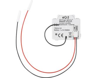 De Homematic IP input module maakt standaard schakelaars, drukknoppen of contacten slim.