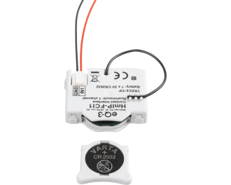 De module werkt op een CR 2032 knoopcel batterij.