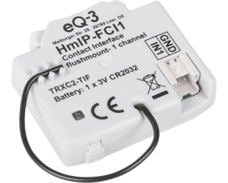 De module detecteert of een schakelaar aan of uit staat en of een drukknop ingedrukt wordt. Deze informatie wordt gebruikt als input om andere Homematic IP apparaten aan te sturen.