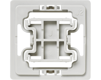 Met deze Jung 2 wipvlak adapter kunnen Jung wipvlakken en afdekramen uit de serie A 500, A 550, A Flow, A Creation, A Plus, AS 500  en AS Universal toegepast worden op Homematic IP schakelaars en dimmers.