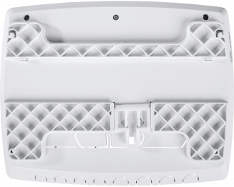 Het montagevlak wordt achterop de warmtepomp module bevestigd en vastgeschroefd met meegeleverde schroeven.