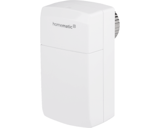 De Homematic IP slimme thermostaatknop compact regelt de toevoer van warm CV water naar een radiator en is bedoeld voor bedrijven, kantoren, scholen, praktijken en vakantieparken.