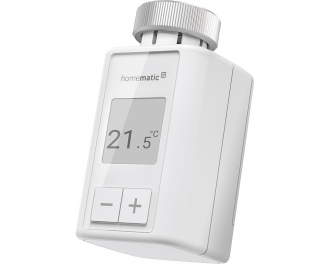 De slimme Homematic IP thermostaatknop flex kan verwarmen én koelen en regelt de toevoer van water naar een radiator.