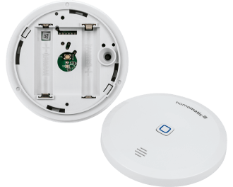 De watersensor werkt op 2 AAA mini penlite batterijen en kan overal geplaatst worden. De batterijen gaan gemiddeld 5 jaar mee.