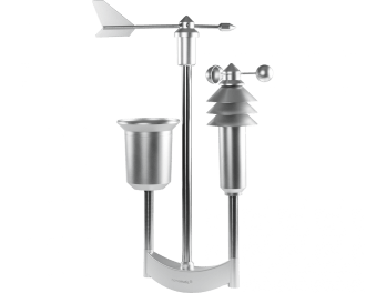 Het weerstation wordt geleverd inclusief roestvrijstalen mast van 1,58m lang. De mast is 2,5cm dik.