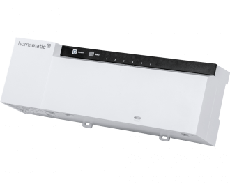 De Homematic IP zoneregelaar maakt het mogelijk om vloerverwarming individueel per kamer aan te sturen. Er kunnen meerdere zoneregelaars toegepast worden in een huis.