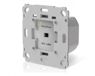 De SmartHome Dimmer is een slimme inbouw dimmer die je draadloos kunt bedienen