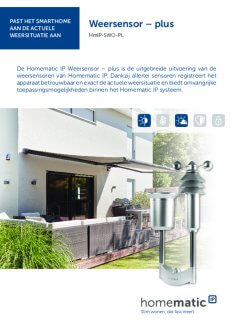 Datasheet van Homematic IP Weerstation plus