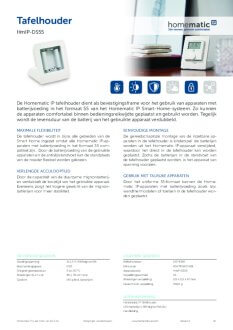 Datasheet van Homematic IP Tafelstandaard
