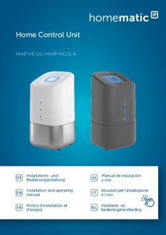 Handleiding van Homematic IP Home Control Unit HCU1