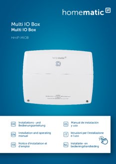 Handleiding van Homematic IP Warmtepomp module