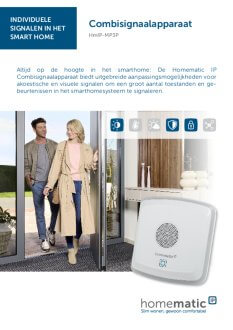 Datasheet van Homematic IP Deurbel gong Datasheet van Homematic IP Deurbel gong