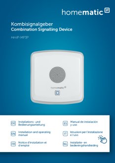 Handleiding van Homematic IP Deurbel gong Handleiding van Homematic IP Deurbel gong