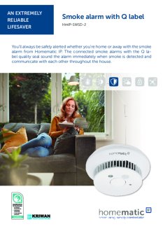 Datasheet van Homematic IP Slimme rookmelder
