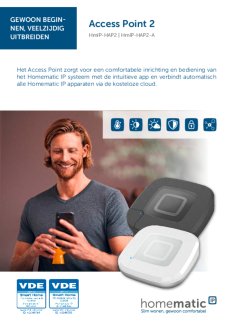 Datasheet van Homematic IP Access Point zwart / antraciet