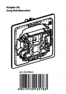 Handleiding van Homematic IP Jung 2 wipvlak adapter