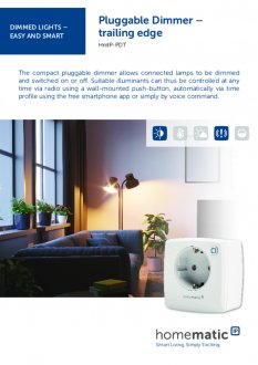 Datasheet van Homematic IP Stekkerdimmer