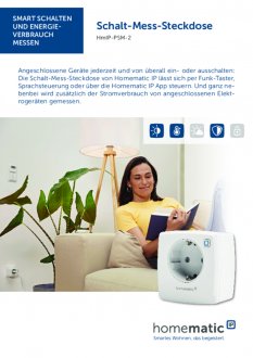 Datasheet van Homematic IP Stekkerschakelaar 3000 Watt - met energiemeter 