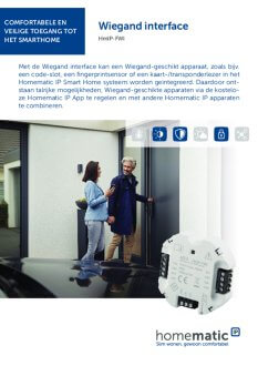 Datasheet van Homematic IP Wiegand interface