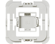 Met deze Busch Jaeger wipvlak adapter kunnen Busch Jaeger wipvlakken en afdekramen uit de serie Duro 2000 SI en SI Linear, Reflex SI en SI Linear, Carat, Future Linear, Solo, Axcent, Dynasty, Alpha en Balance SI toegepast worden op Homematic IP schakelaars en dimmers.