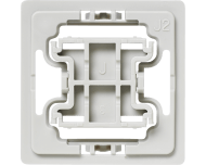 Met deze Jung 2 wipvlak adapter kunnen Jung wipvlakken en afdekramen uit de serie A 500, A 550, A Flow, A Creation, A Plus, AS 500  en AS Universal toegepast worden op Homematic IP schakelaars en dimmers.