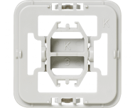 Met deze Kopp wipvlak adapter kunnen Kopp wipvlakken en afdekramen uit de serie Alaska, Athenis, Ambiente, Europa, Paris, Milano en Rivo toegepast worden op Homematic IP schakelaars en dimmers. Met deze Kopp wipvlak adapter kunnen Kopp wipvlakken en afdekramen uit de serie Alaska, Athenis, Ambiente, Europa, Paris, Milano en Rivo toegepast worden op Homematic IP schakelaars en dimmers.