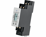 De Homematic IP 1 kanaals DIN-rail schakelactor kan tot maximaal 2300 Watt / 10 Ampere schakelen. Het display toont de actuele status van het relais.