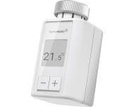 De slimme Homematic IP thermostaatknop flex kan verwarmen én koelen en regelt de toevoer van water naar een radiator.