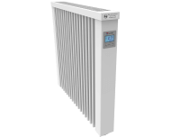 Thermify elektrische radiator 1300 watt, met ingebouwde thermostaat. Geschikt voor ruimtes tot 31 m3 in een slecht geïsoleerde woning tot bouwjaar 1975 met energielabel D of lager, of 43 m3 in een matig geïsoleerde woning tot bouwjaar 2005 met energielabel C, of 59 m3 in een goed geïsoleerd woning tot bouwjaar 2021 met energielabel B of hoger.